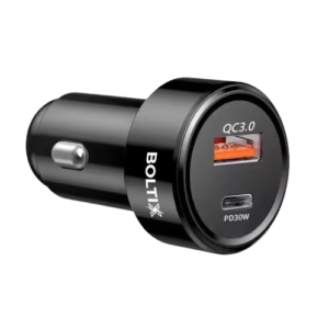 BOLTIX 48W Dual-Port Fast Car Charger